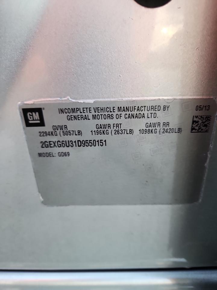 2013 Cadillac Xts Limousine VIN: 2GEXG6U31D9550151 Lot: 80424995