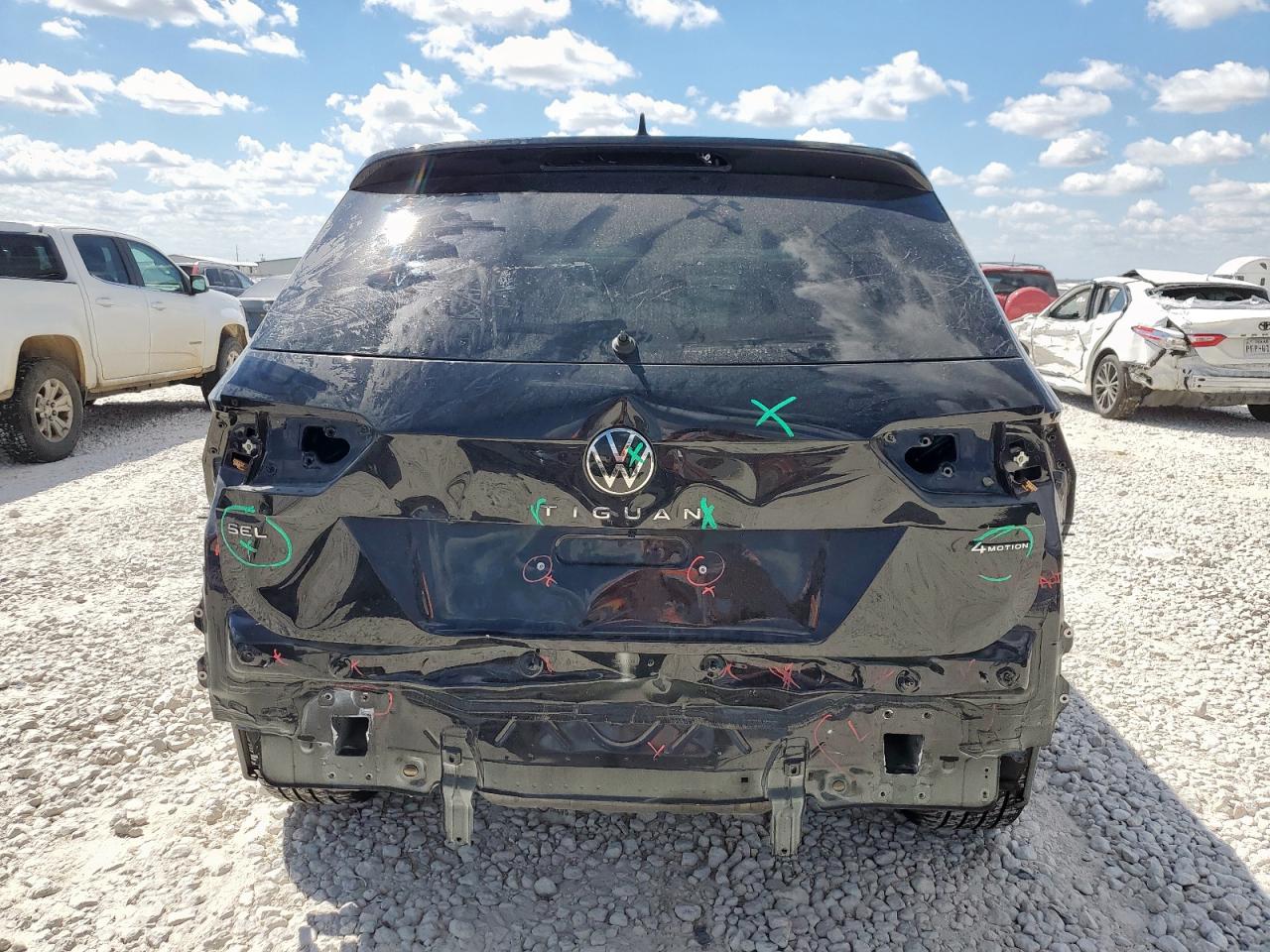 2024 Volkswagen Tiguan Sel R-Line Black VIN: 3VV4B7AX9RM138406 Lot: 81694945