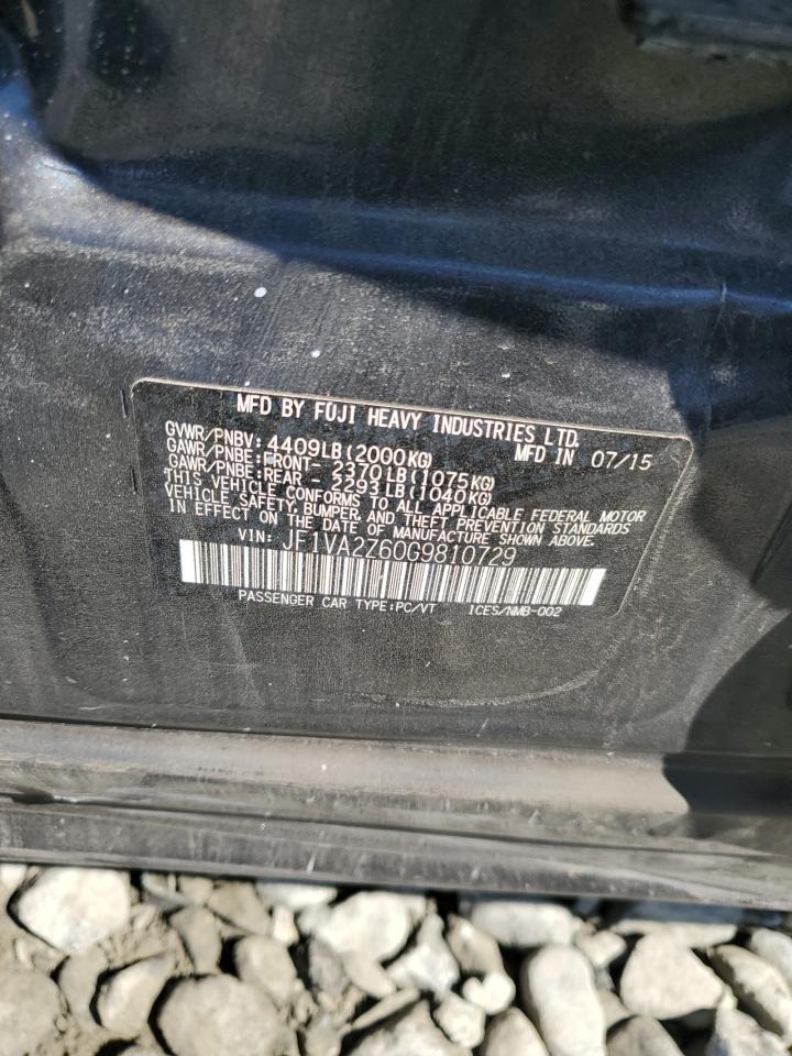 2016 Subaru Wrx Sti Limited VIN: JF1VA2Z60G9810729 Lot: 81417895