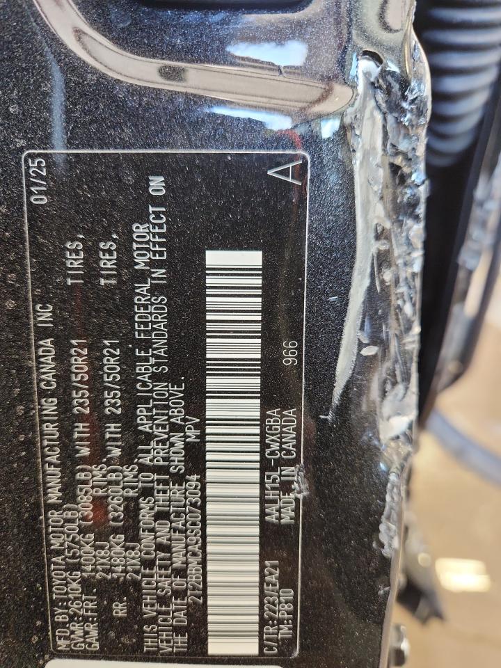 2025 Lexus Rx 350H Base VIN: 2T2BBMCA9SC073094 Lot: 71458445