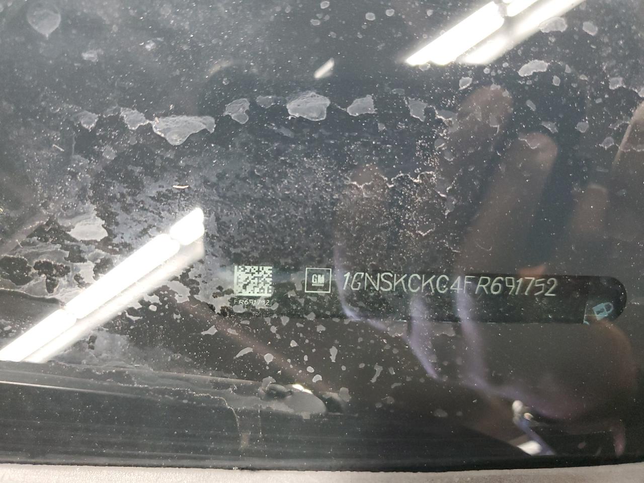 2015 Chevrolet Tahoe K1500 Ltz VIN: 1GNSKCKC4FR691752 Lot: 71042015