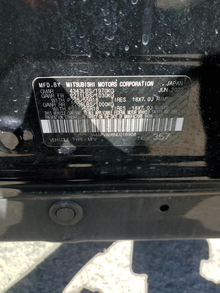 2022 Mitsubishi Outlander Sport Se VIN: JA4APVAU8NU016908 Lot: 80550745