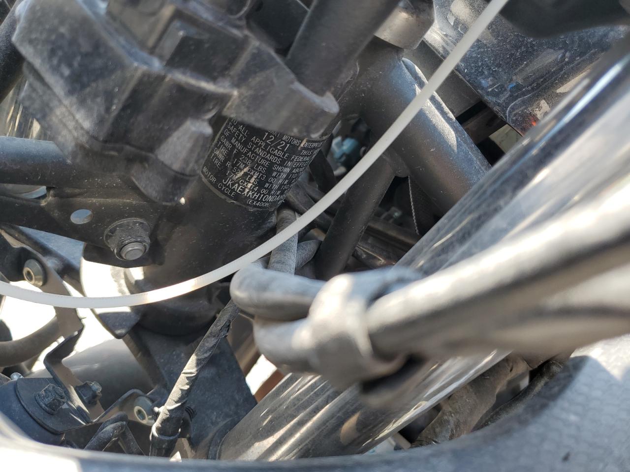 2022 Kawasaki Ex400 VIN: JKAEXKH10NDAH5591 Lot: 81251095