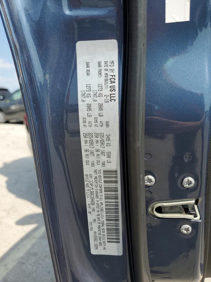 2019 Jeep Cherokee Latitude Plus VIN: 1C4PJMLB6KD394650 Lot: 81335595