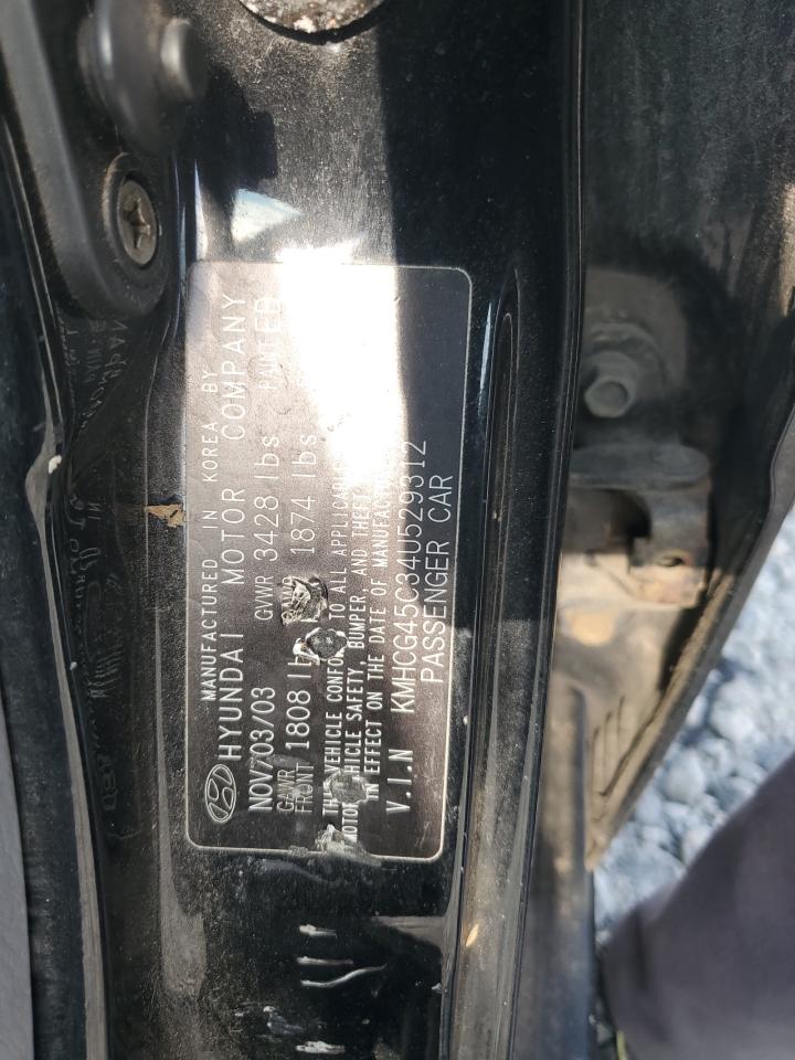 2004 Hyundai Accent Gl VIN: KMHCG45C34U529312 Lot: 80716245