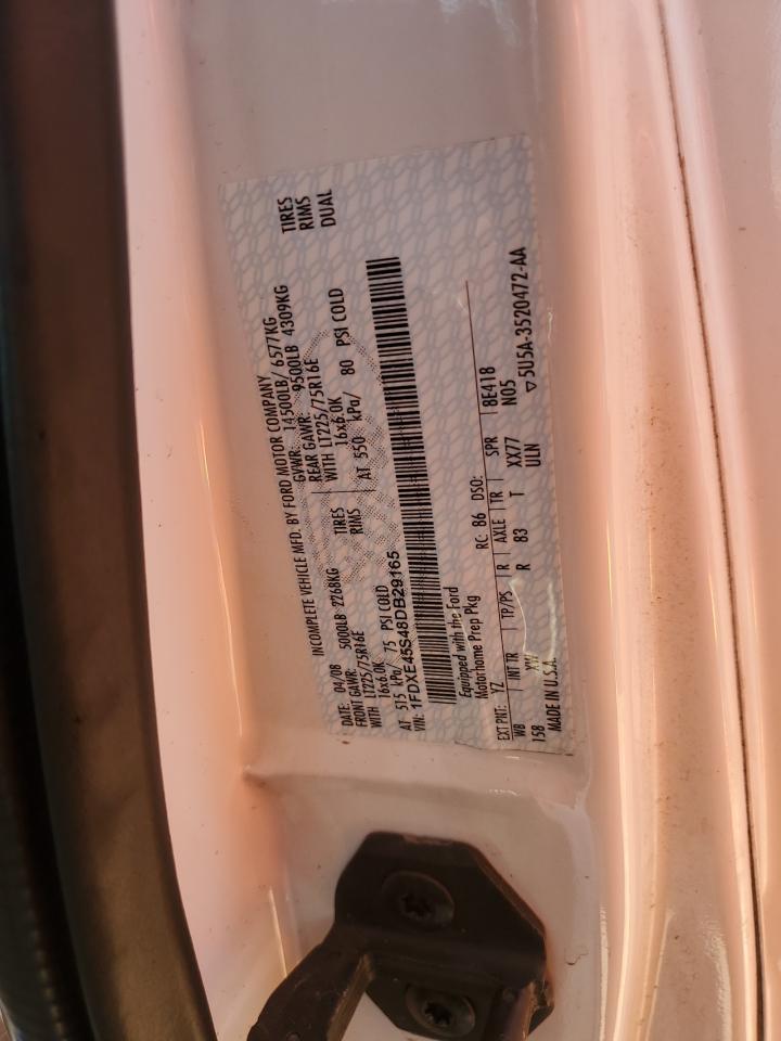 2008 Ford Econoline - Camper VIN: 1FDXE45S48DB29165 Lot: 81248655