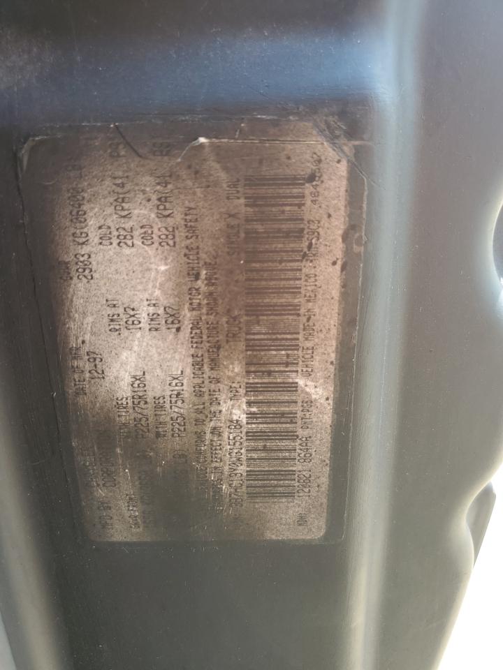 1998 Dodge Ram 1500 VIN: 3B7HC13Y0WG155184 Lot: 82089275