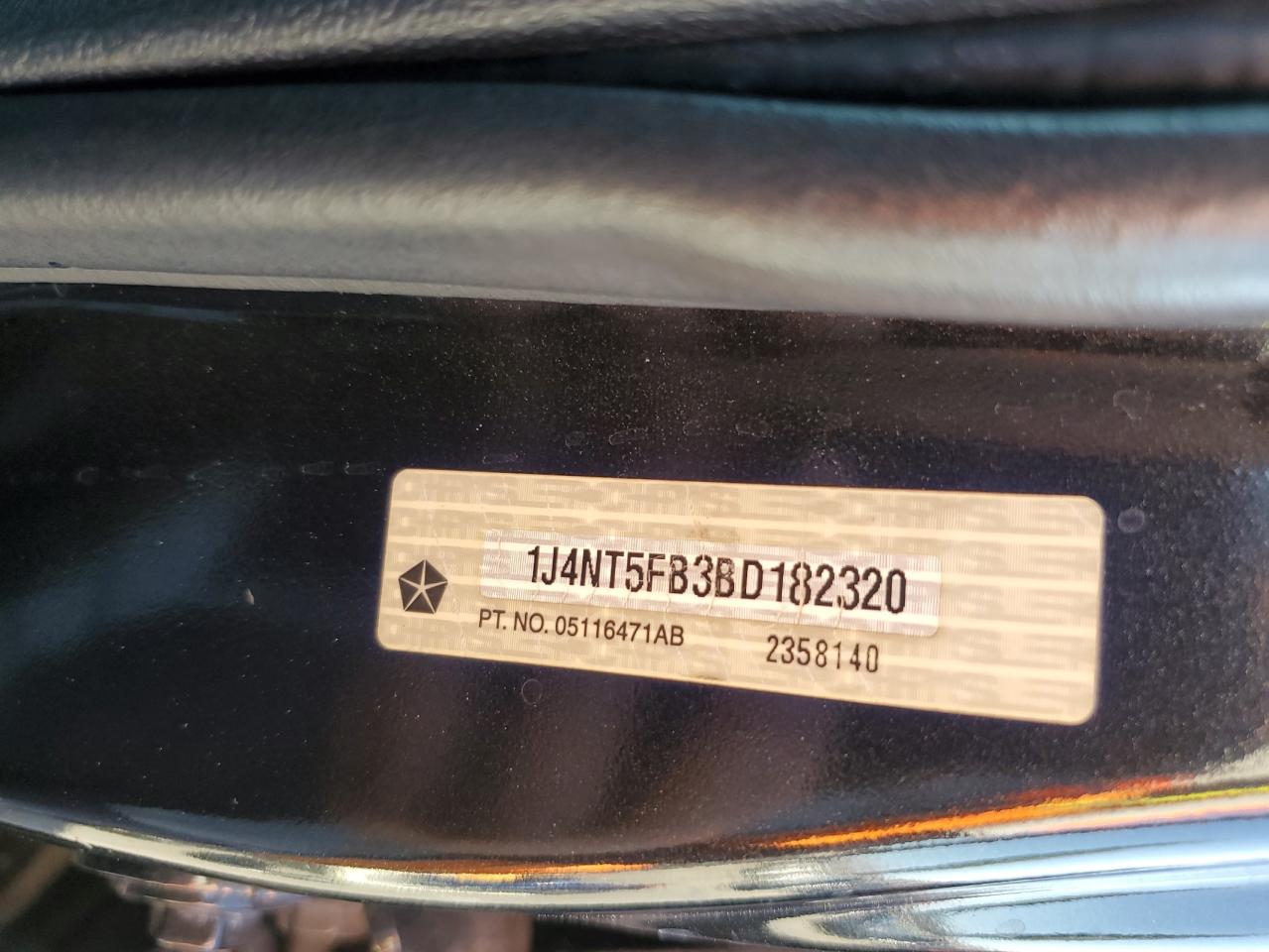 2011 Jeep Compass Limited VIN: 1J4NT5FB3BD182320 Lot: 80964955