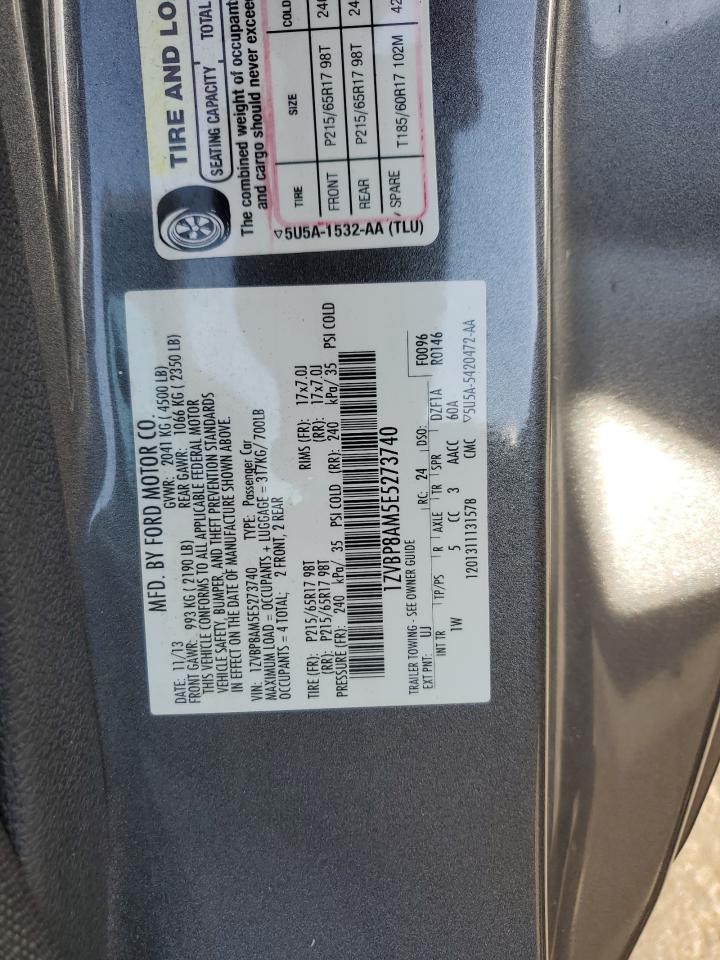 2014 Ford Mustang VIN: 1ZVBP8AM5E5273740 Lot: 81343545