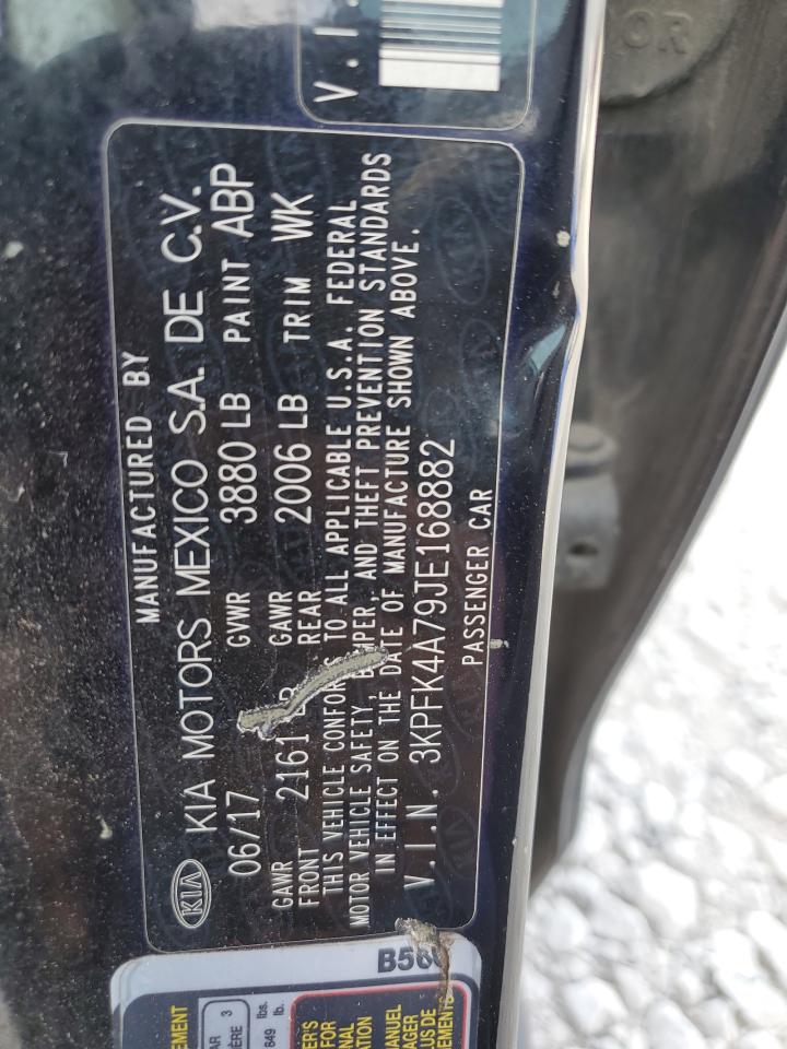 2018 Kia Forte Lx VIN: 3KPFK4A79JE168882 Lot: 81962205