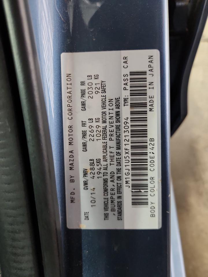 2015 Mazda 6 Sport VIN: JM1GJ1U5XF1213094 Lot: 70944155