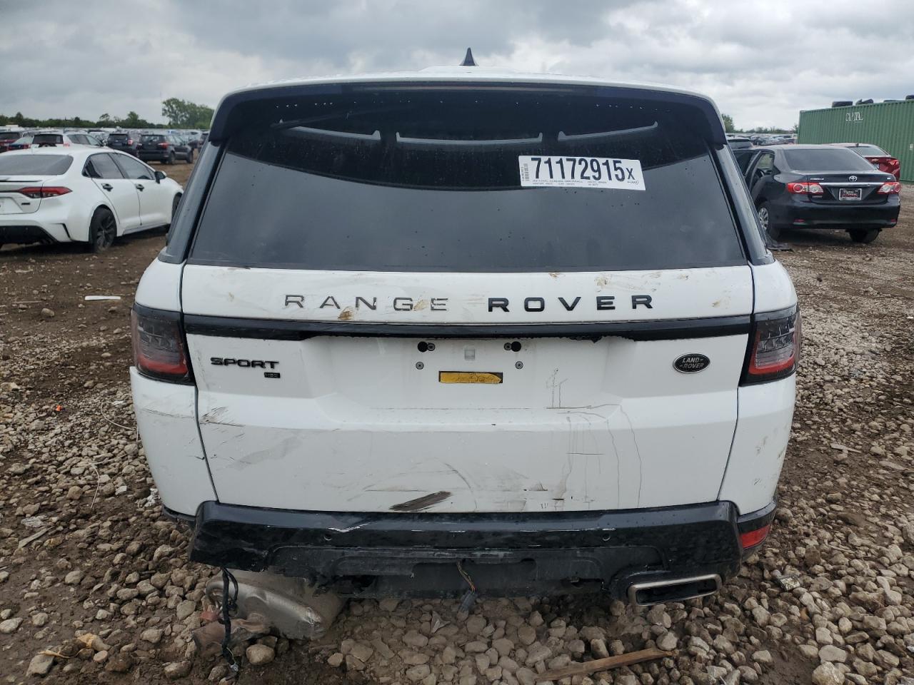 2020 Land Rover Range Rover Sport Hse VIN: SALWR2SU8LA888273 Lot: 71172915