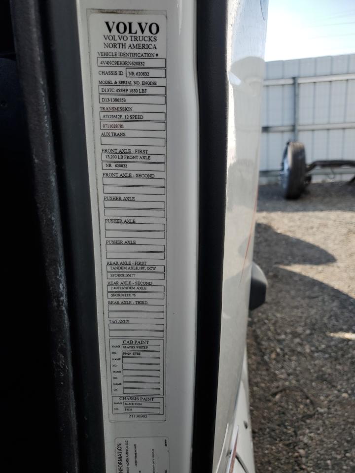 2024 Volvo Vnl Semi Truck VIN: 4V4NC9EH3RN620832 Lot: 83943935