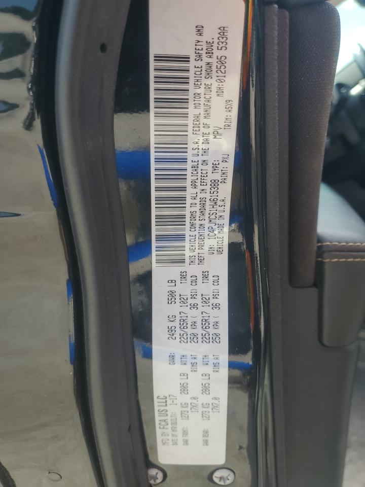 2017 Jeep Cherokee Latitude VIN: 1C4PJMCS1HW615388 Lot: 80481835