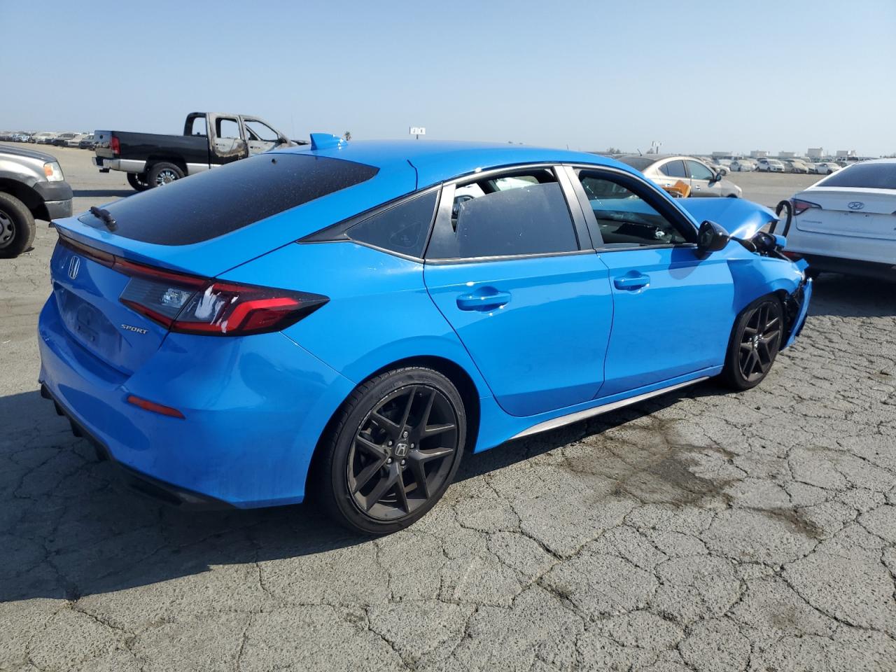 2024 Honda Civic Sport blue null gasoline 19XFL2H87RE004428 photo #4