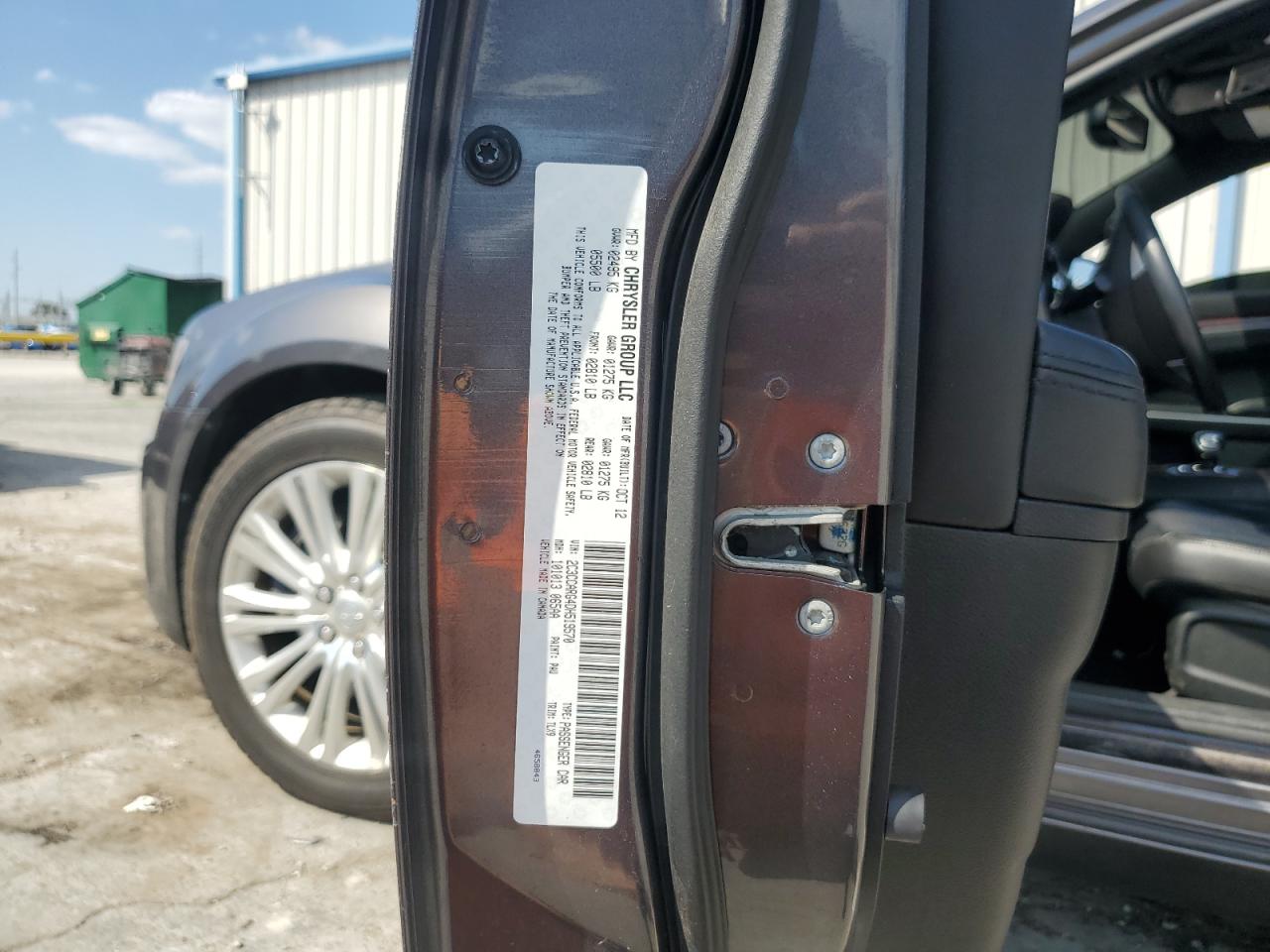 2013 Chrysler 300 VIN: 2C3CCARG4DH519570 Lot: 84562275