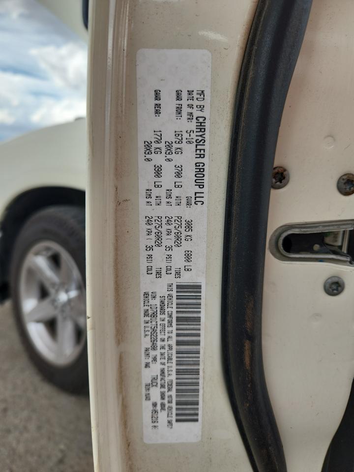 2010 Dodge Ram 1500 VIN: 1D7RB1CT5AS226480 Lot: 71527215
