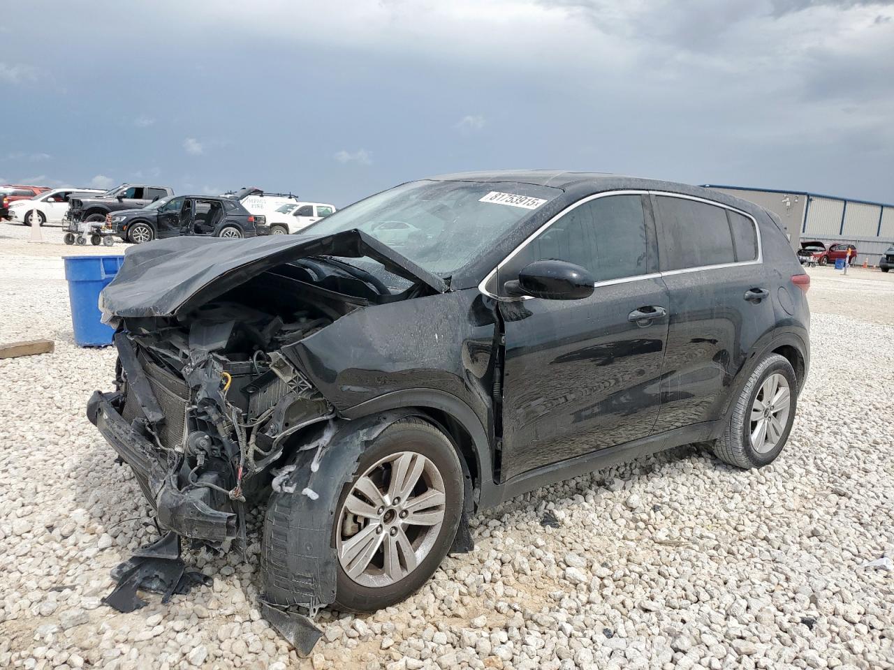 2017 Kia Sportage Lx black null gasoline KNDPM3AC4H7073775 photo #1