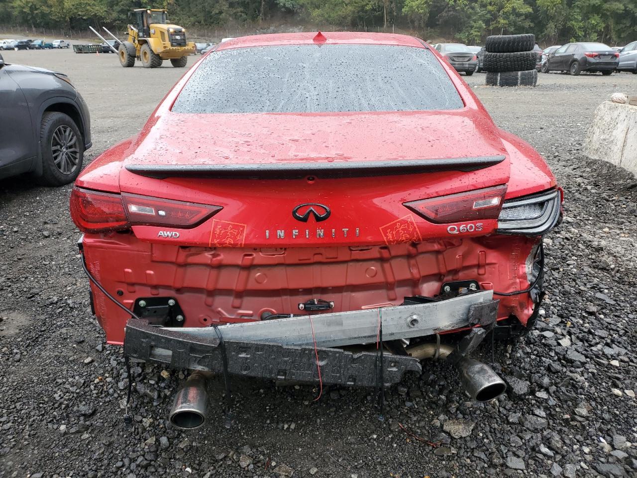 2019 Infiniti Q60 Red Sport 400 VIN: JN1FV7ELXKM440863 Lot: 80817545