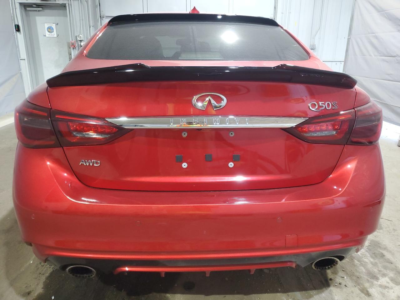 2018 Infiniti Q50 Red Sport 400 VIN: JN1FV7AR8JM480786 Lot: 81127615