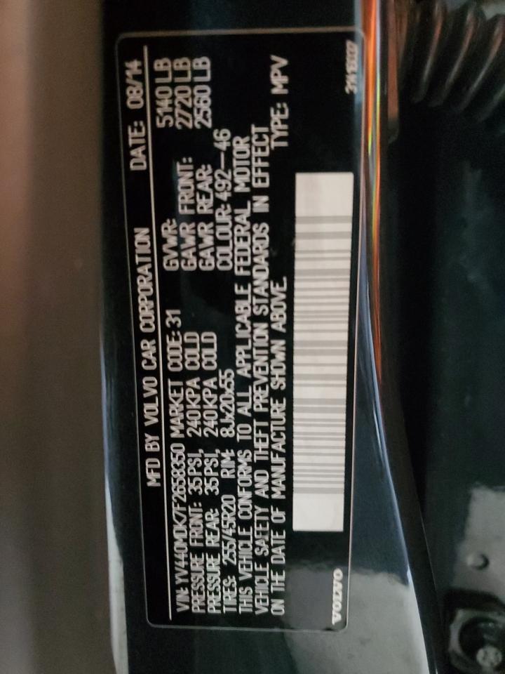 2015 Volvo Xc60 T5 Premier VIN: YV440MDK7F2658350 Lot: 81803705