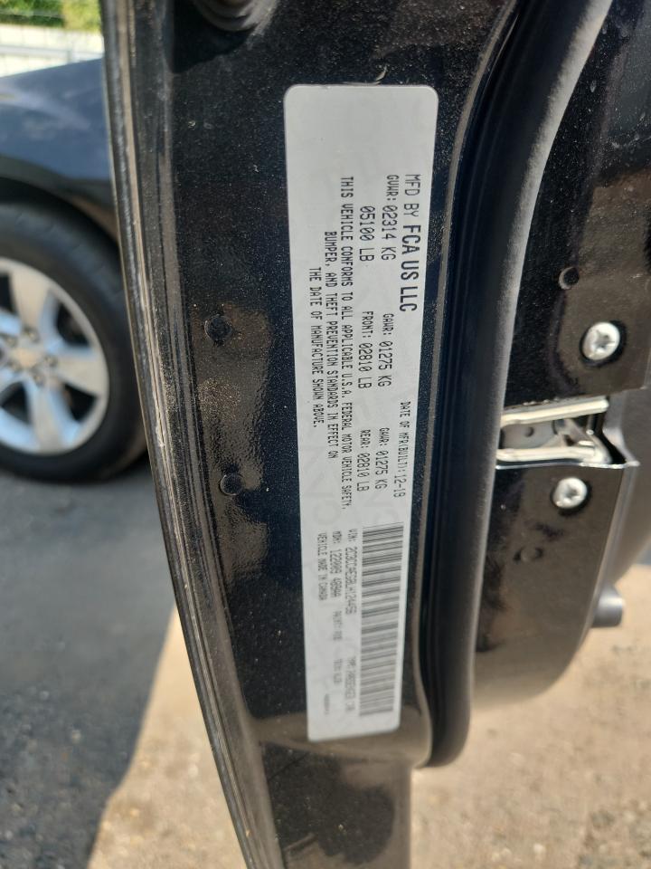 2020 Chrysler 300 Limited VIN: 2C3CCAEG8LH124456 Lot: 81544845