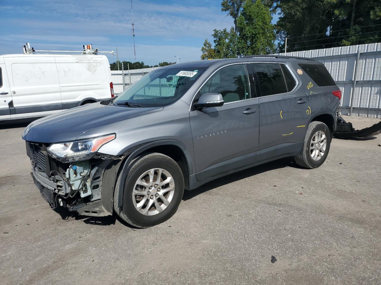 2019 Chevrolet Traverse Lt VIN: 1GNEVGKW4KJ185188 Lot: 81665555