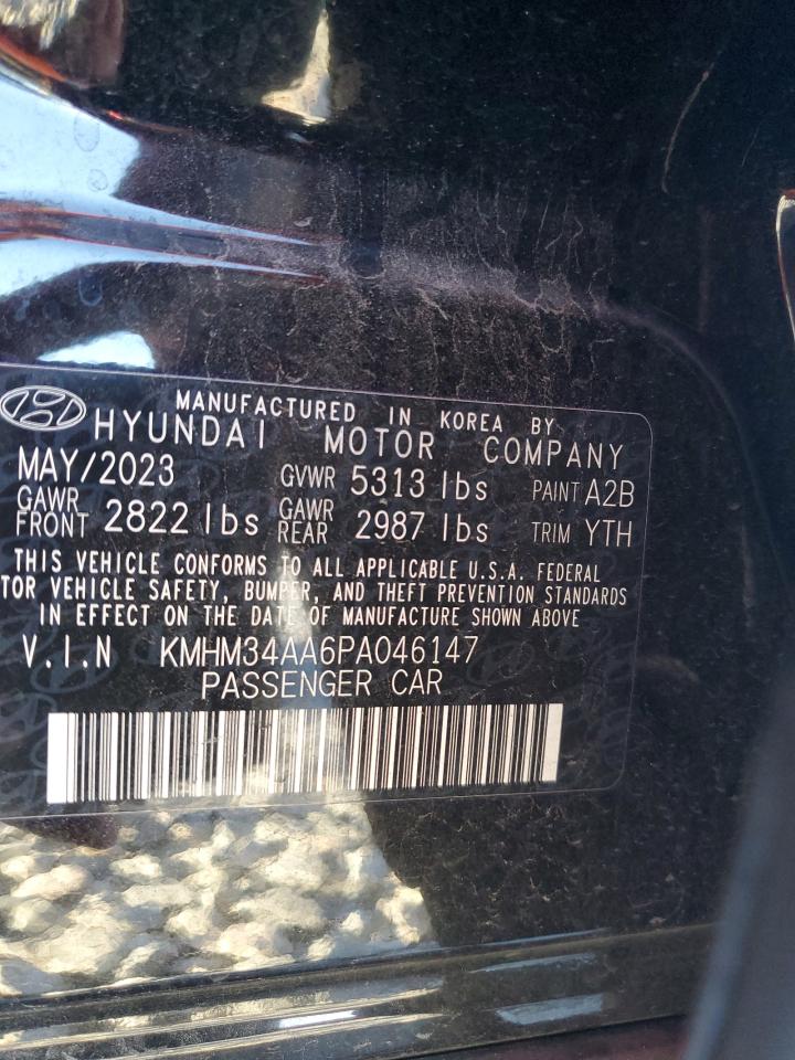 2023 Hyundai Ioniq 6 Sel VIN: KMHM34AA6PA046147 Lot: 80719035