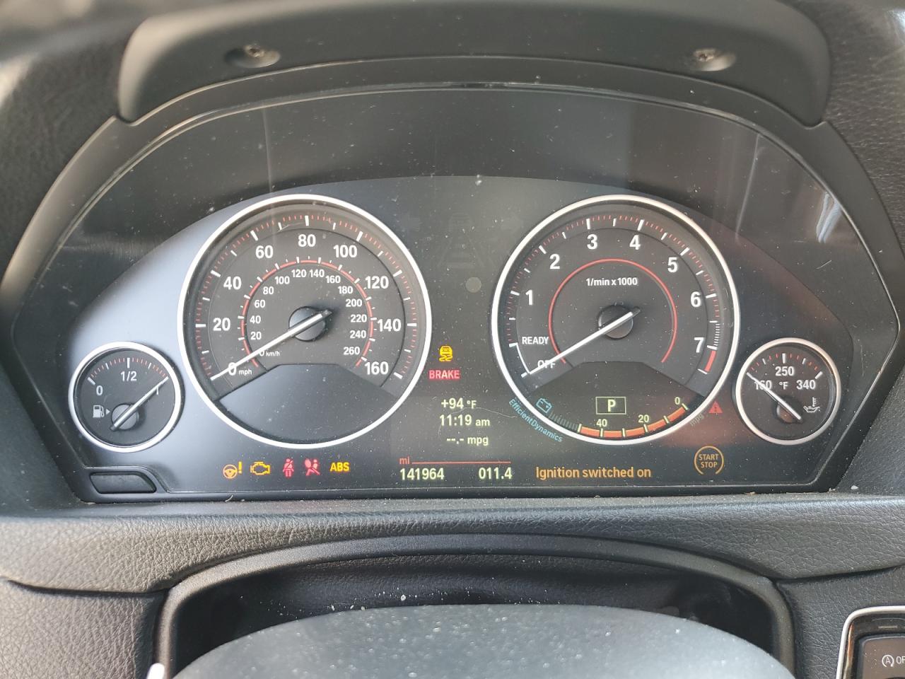 2014 BMW 328 I Sulev VIN: WBA3C1C50EK107303 Lot: 71489345