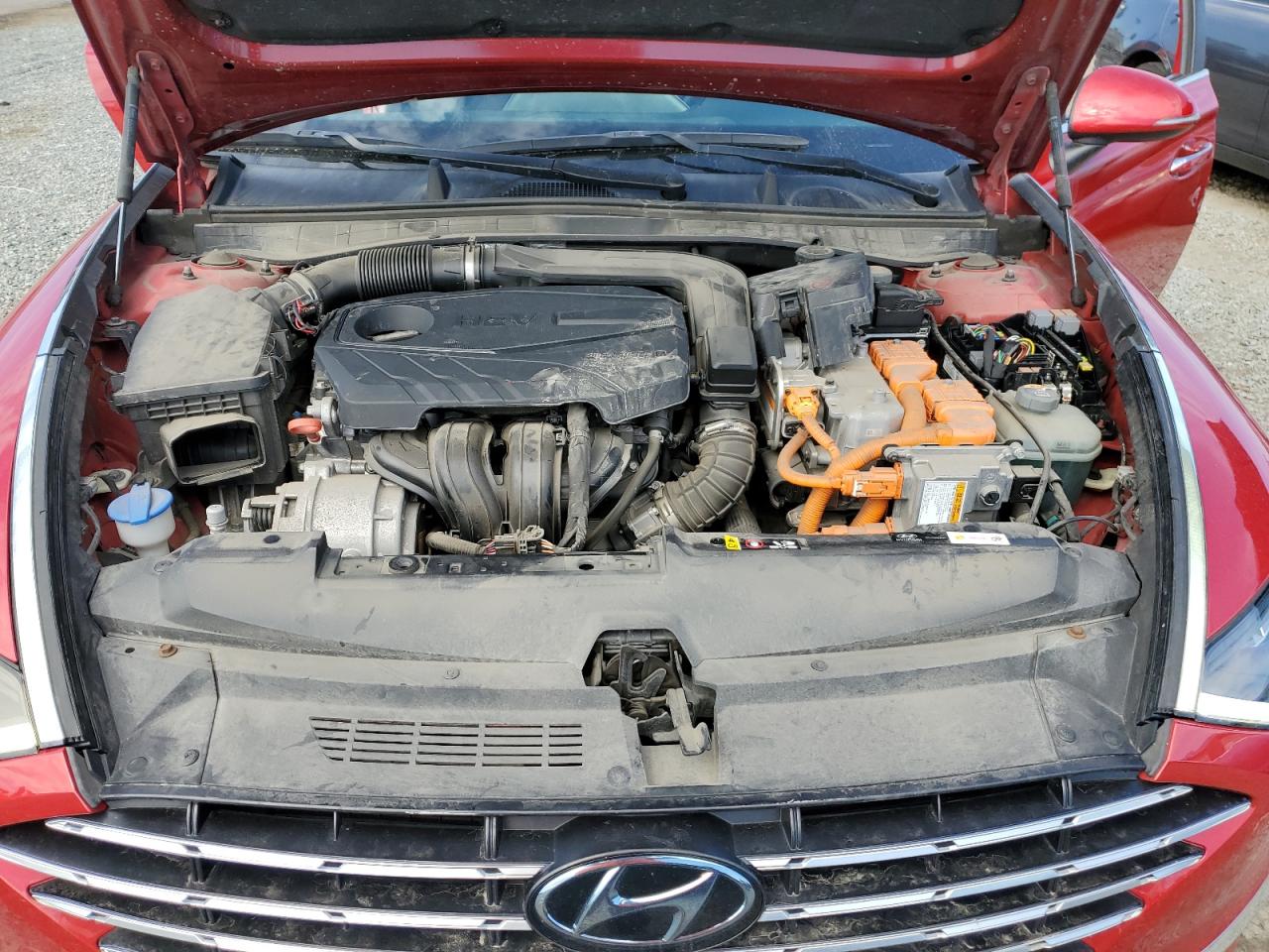 2021 Hyundai Sonata Hybrid VIN: KMHL34JJXMA018858 Lot: 81734905