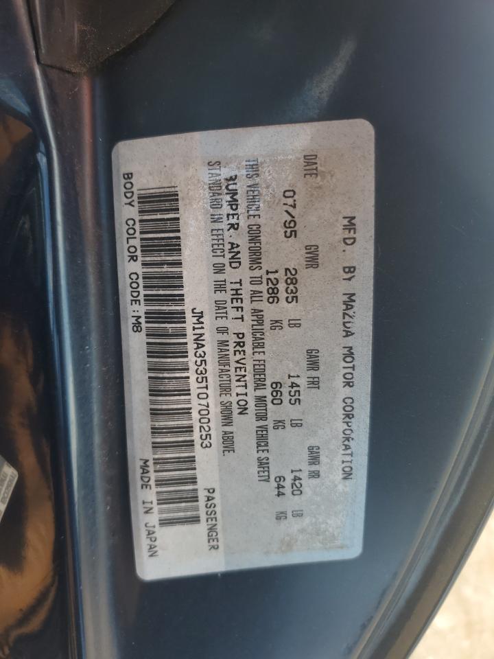 1996 Mazda Mx-5 Miata VIN: JM1NA3535T0700253 Lot: 81745065