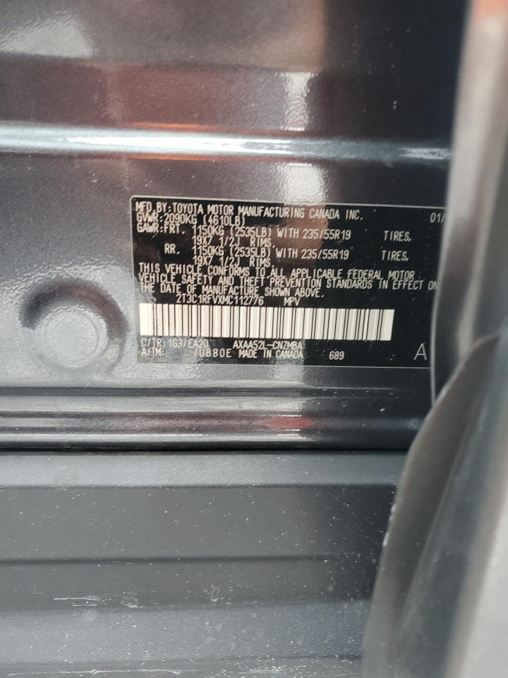 2021 Toyota Rav4 Xle Premium VIN: 2T3C1RFVXMC112776 Lot: 71521255