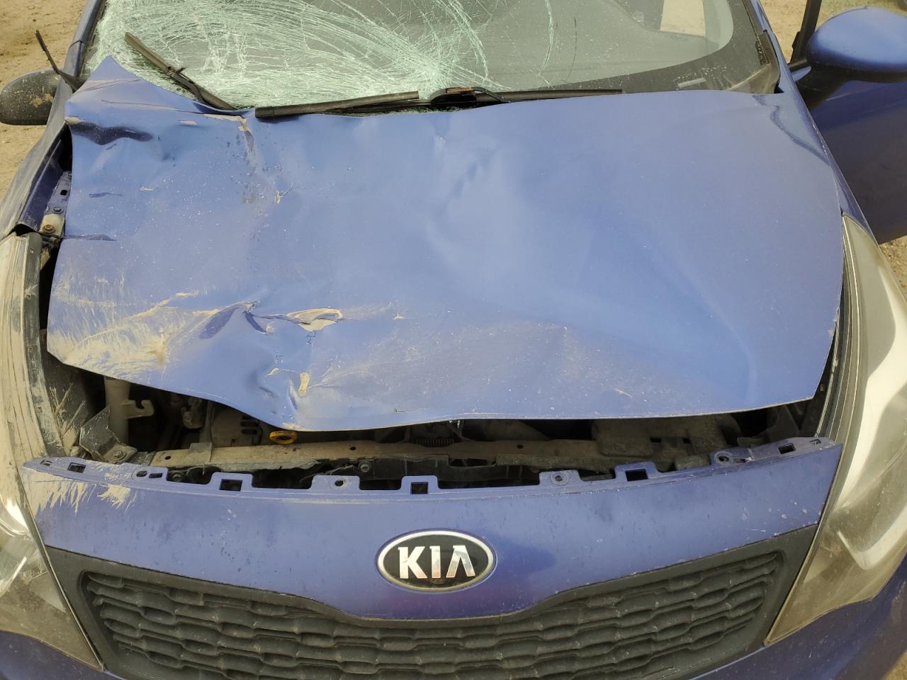 2013 Kia Rio Lx VIN: KNADM4A36D6199626 Lot: 84248765