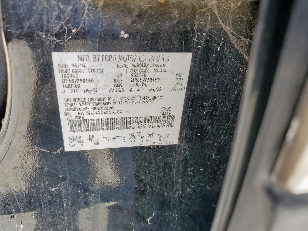 2002 Ford Excursion Limited VIN: 1FMNU42S02EC86174 Lot: 71502955