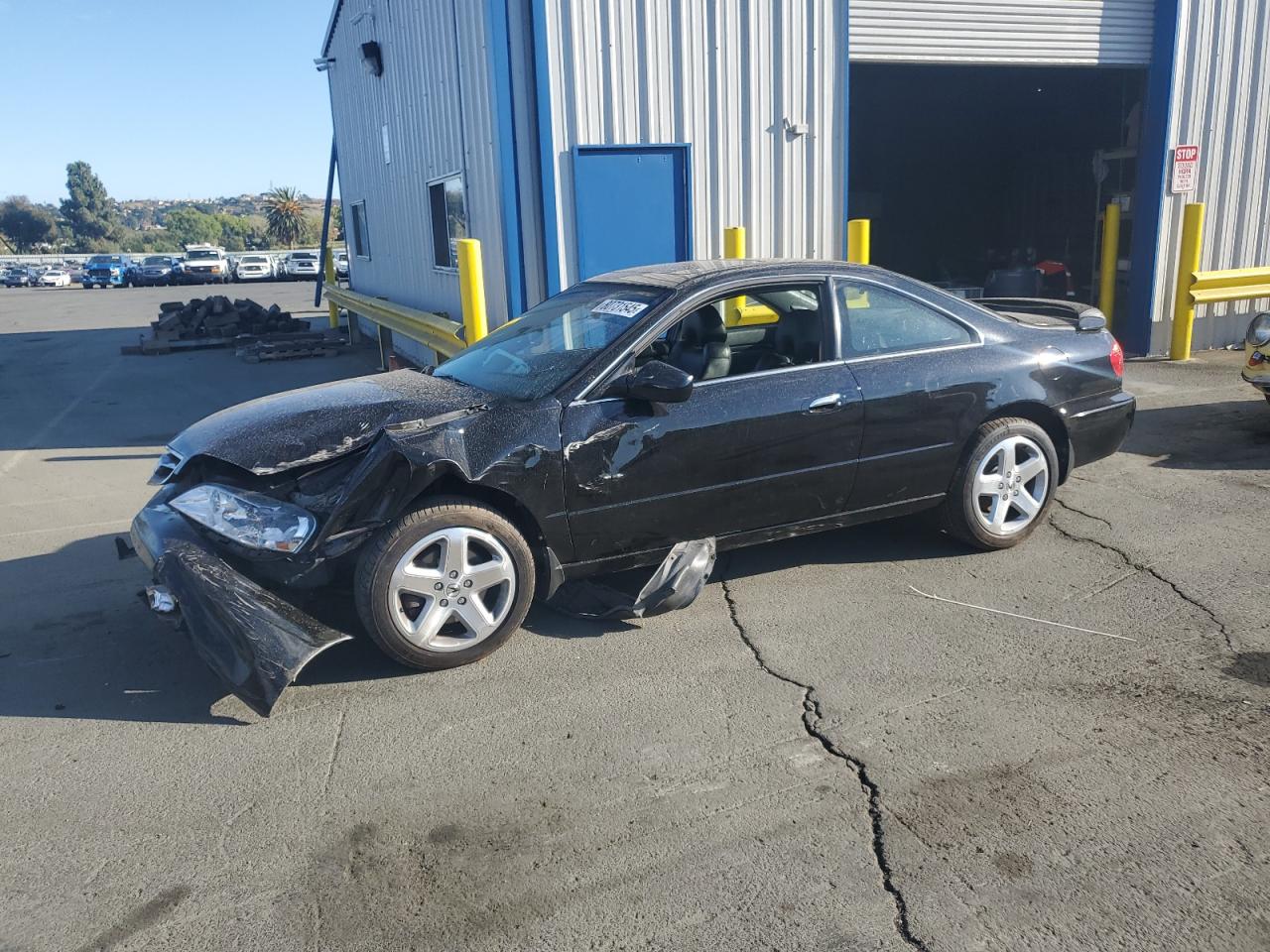 2001 ACURA CL BLACK VIN: 19UYA42681A005002