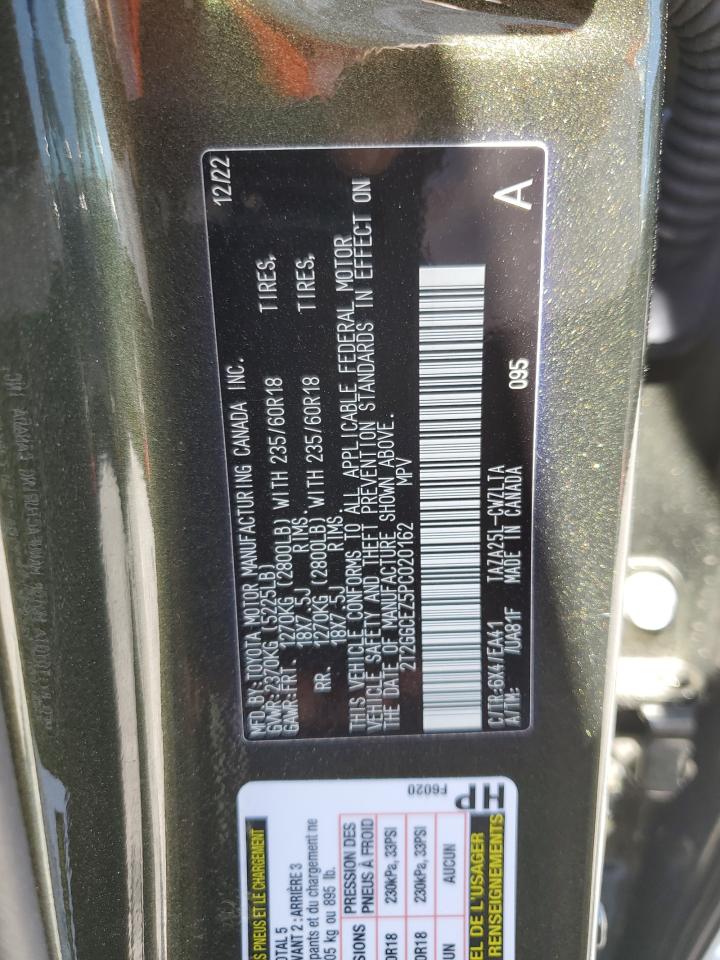 2023 Lexus Nx 350 VIN: 2T2GGCEZ5PC020162 Lot: 80497235