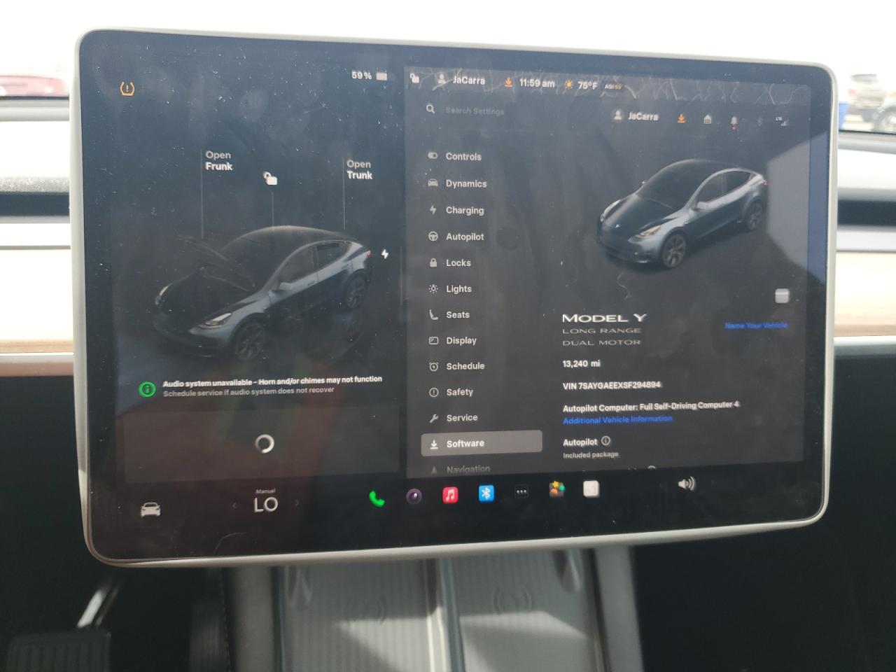 2025 Tesla Model Y VIN: 7SAYGAEEXSF294894 Lot: 81887075