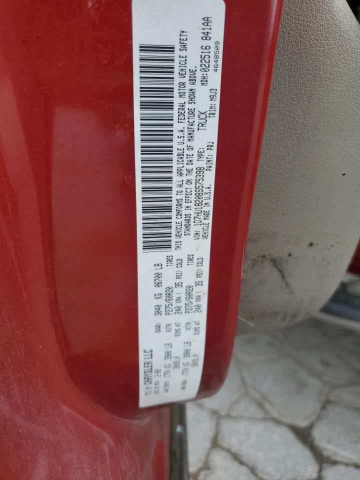 2008 Dodge Ram 1500 St VIN: 1D7HU18208S575398 Lot: 81594585