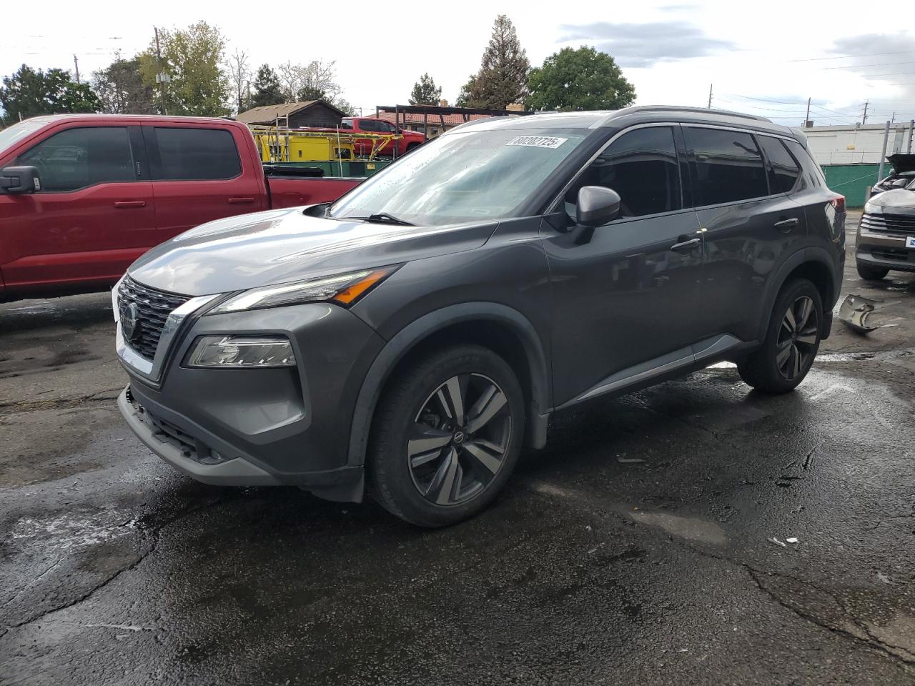 2021 Nissan Rogue Sl grey null gas 5N1AT3CB3MC763883 photo #1
