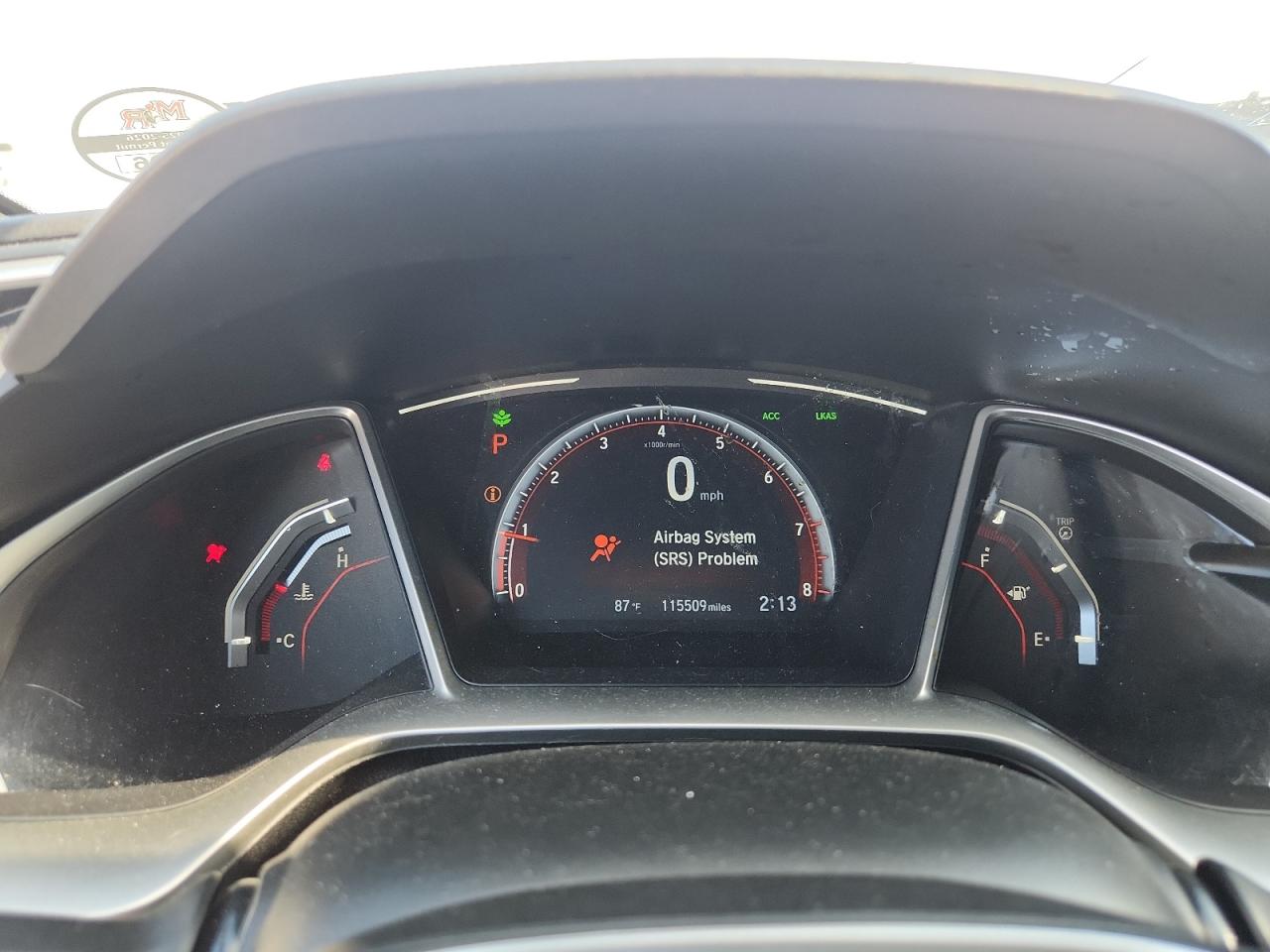 2019 Honda Civic Sport VIN: 2HGFC2F81KH532173 Lot: 84438595