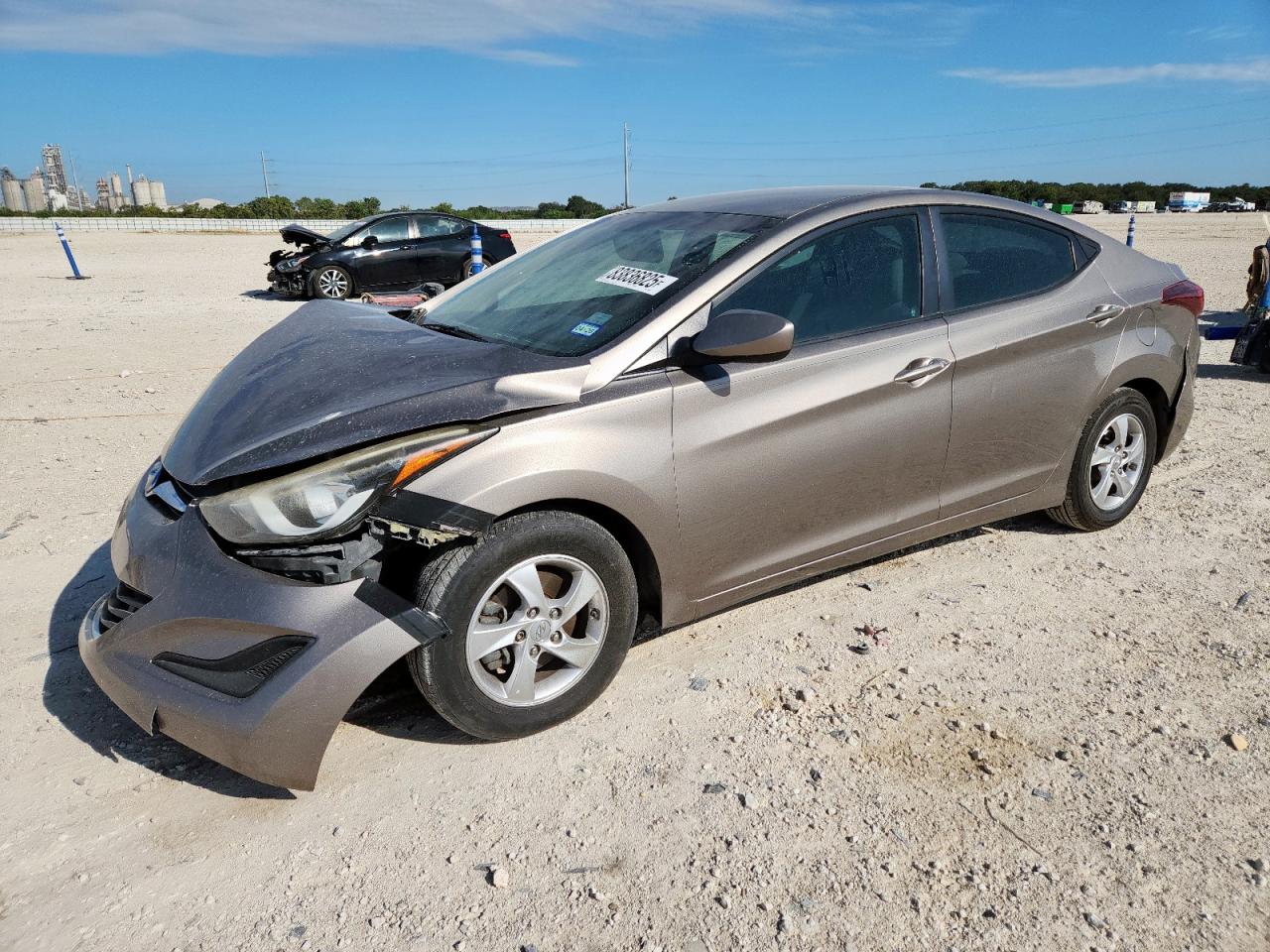 2015 Hyundai Elantra Se beige null gasoline 5NPDH4AE7FH619024 photo #1