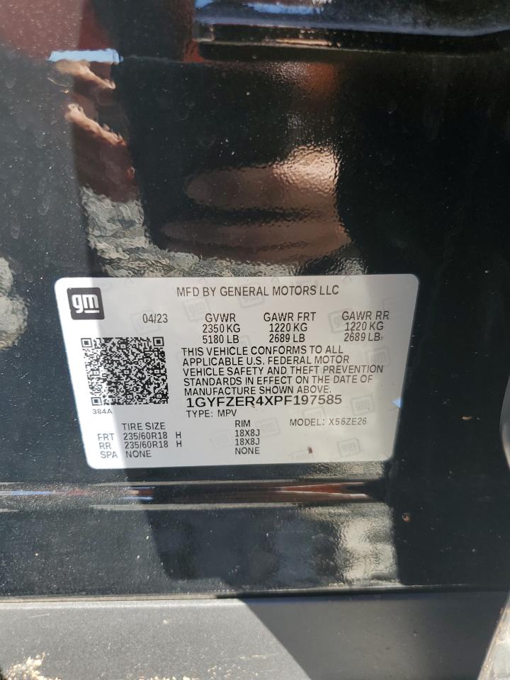 2023 Cadillac Xt4 Sport VIN: 1GYFZER4XPF197585 Lot: 80036935