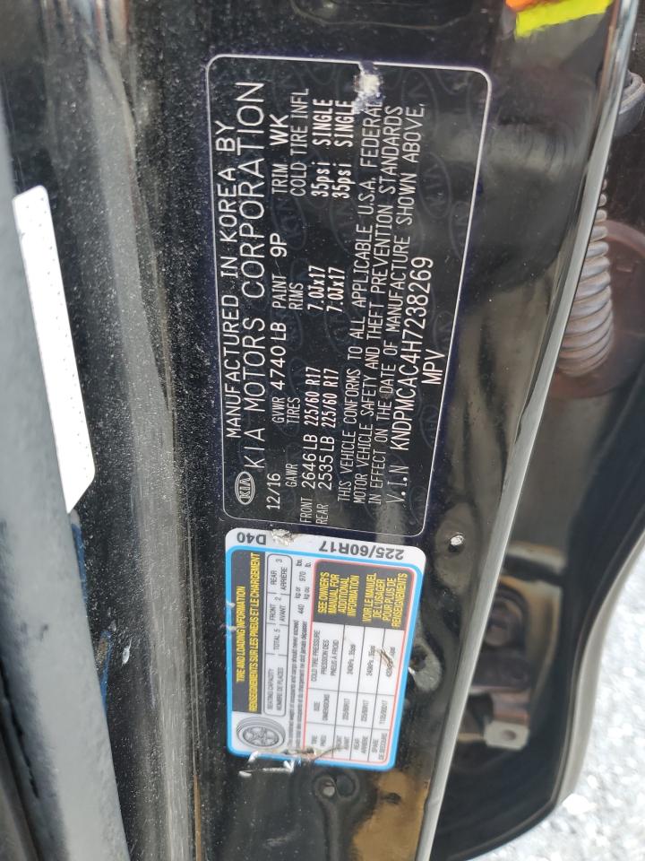 2017 Kia Sportage Lx VIN: KNDPMCAC4H7238269 Lot: 80793405