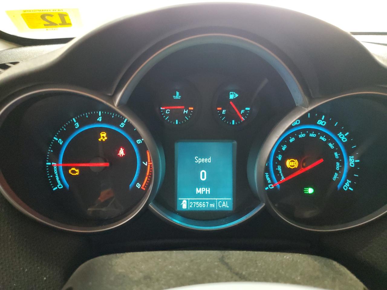 2012 Chevrolet Cruze Eco VIN: 1G1PK5SC0C7193221 Lot: 81113315