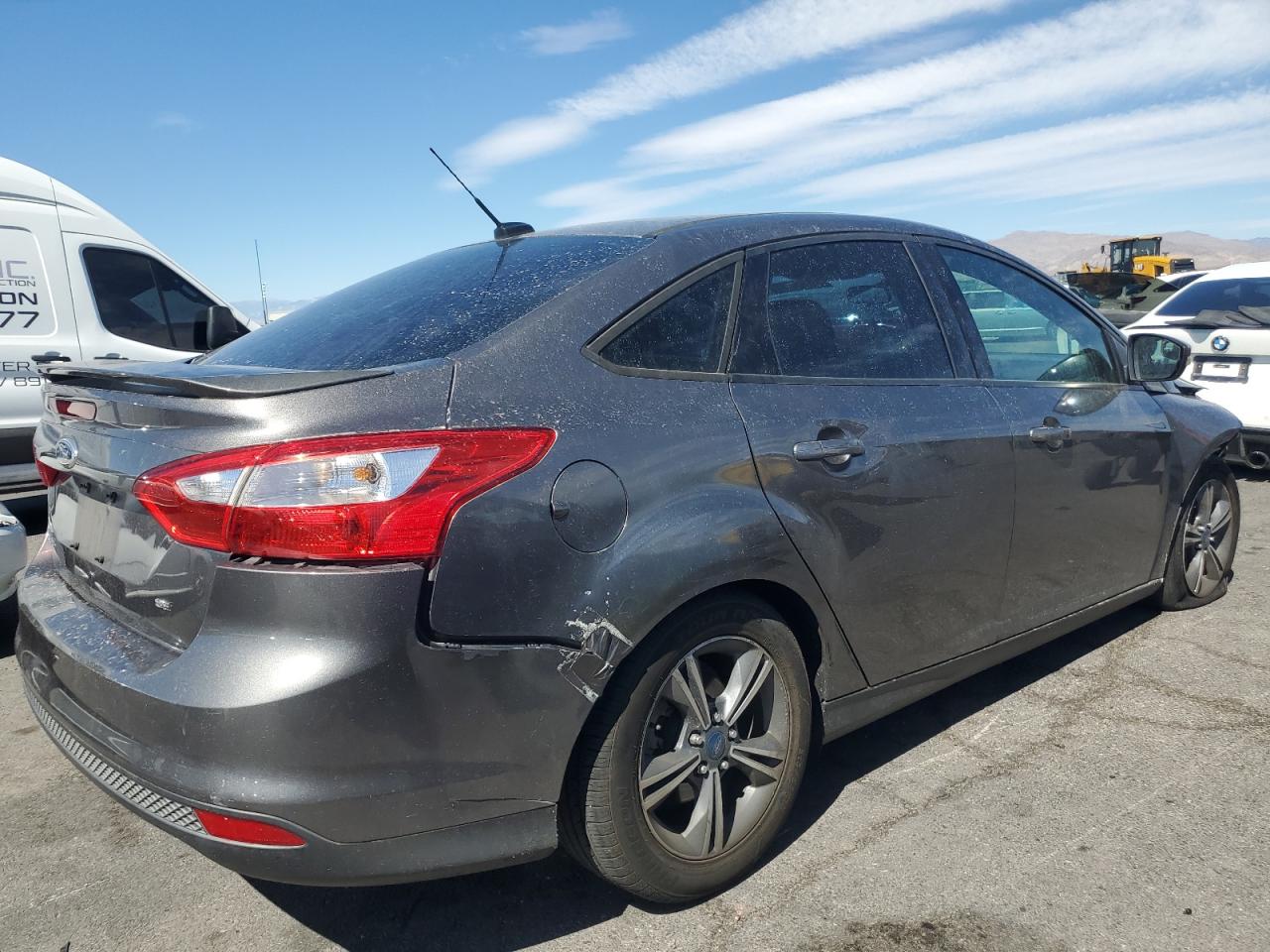 2014 Ford Focus Se grey sedan gasoline 1FADP3F26EL219239 photo #4