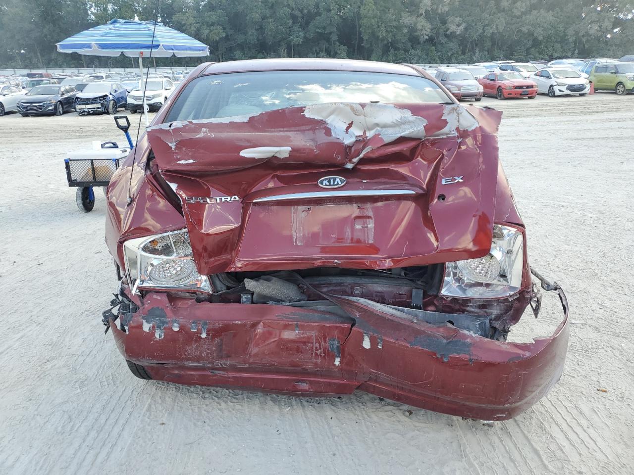 2006 Kia Spectra Lx VIN: KNAFE121X65248725 Lot: 82126215