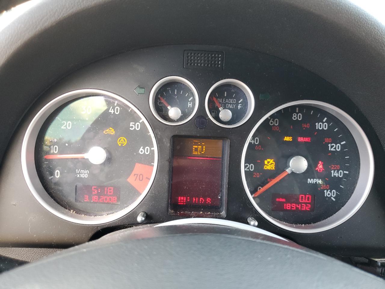 2005 Audi Tt 3.2 VIN: TRUUF28N651011426 Lot: 71112635