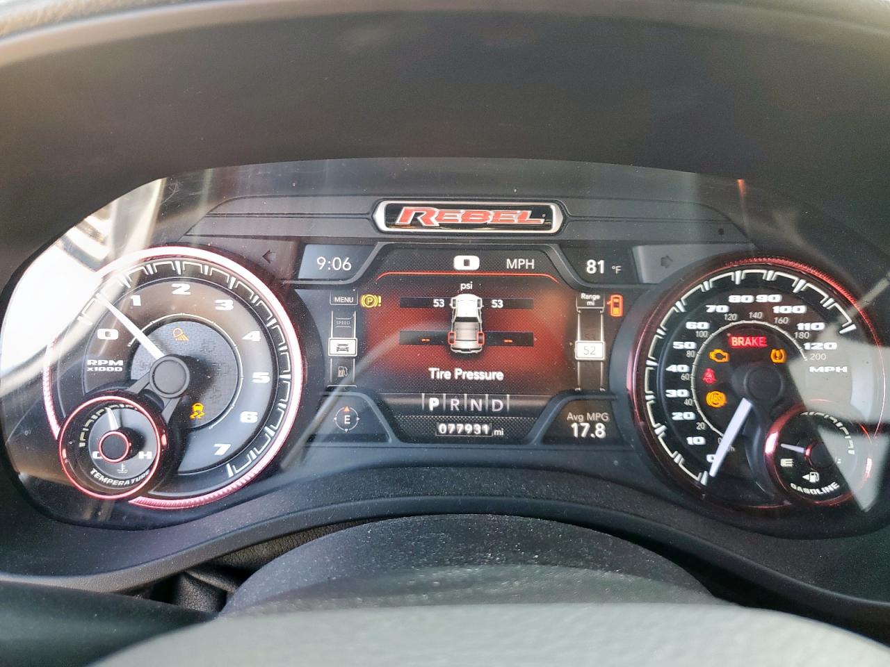 2019 Ram 1500 Rebel VIN: 1C6SRFLT0KN569841 Lot: 71998375