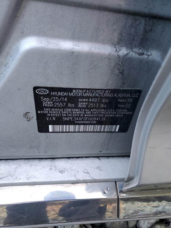 2015 Hyundai Sonata Sport VIN: 5NPE34AF0FH094139 Lot: 71822715