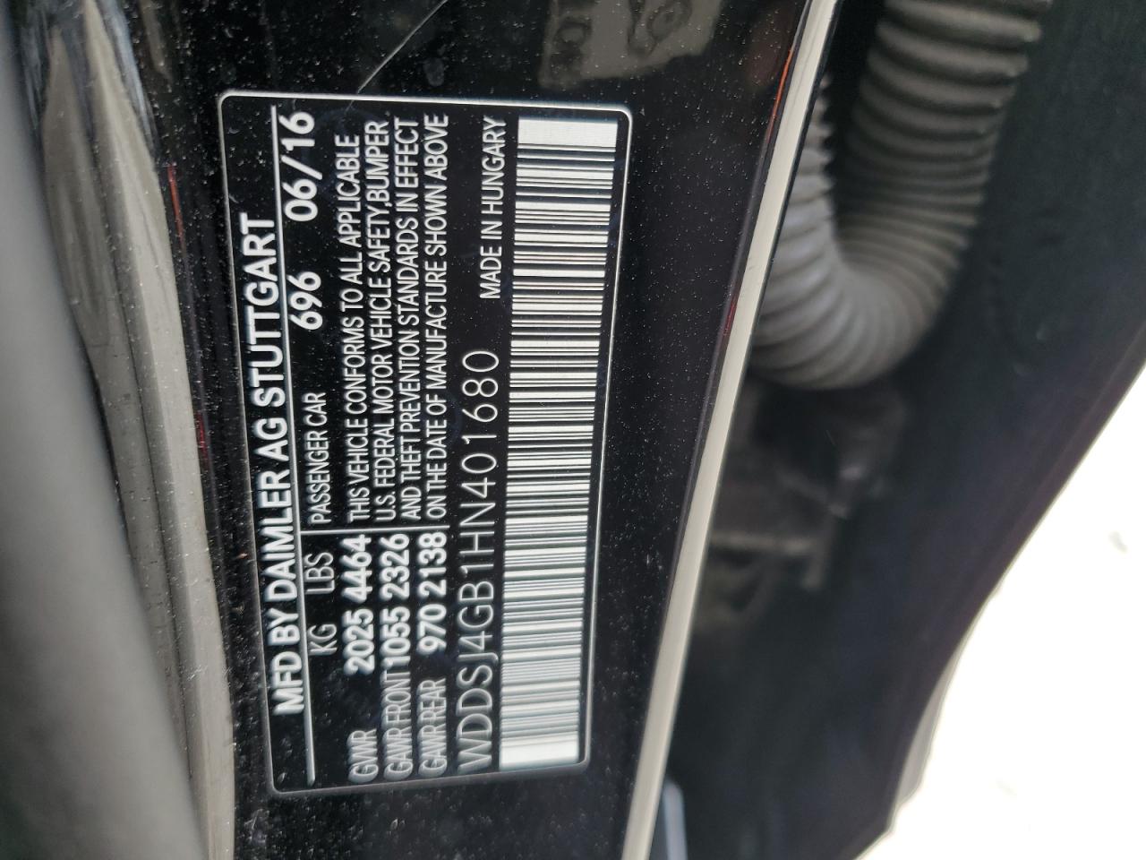 2017 Mercedes-Benz Cla 250 4Matic VIN: WDDSJ4GB1HN401680 Lot: 70436565